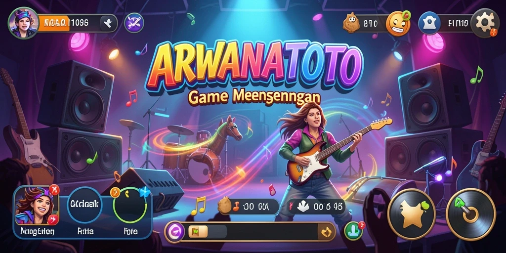 Tampilan gameplay ARWANATOTO yang menarik dan interaktif.