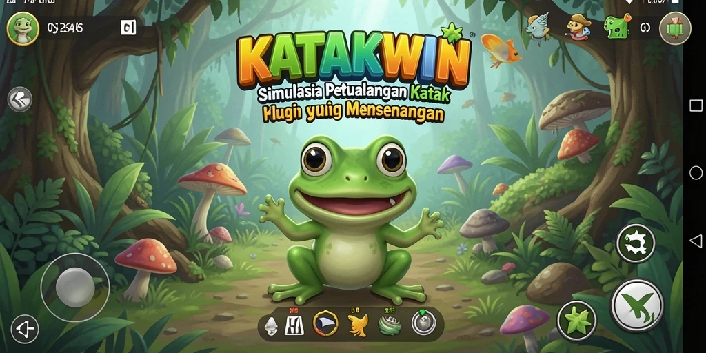 Tangkapan layar gameplay KATAKWIN yang mengesankan dan penuh aksi.
