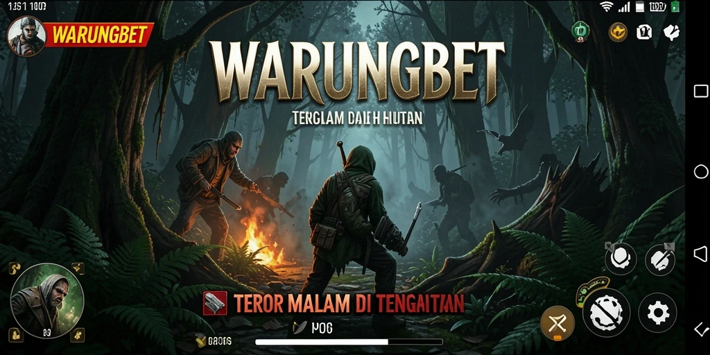 Gameplay HORROR yang mencekam di dalam hutan gelap.